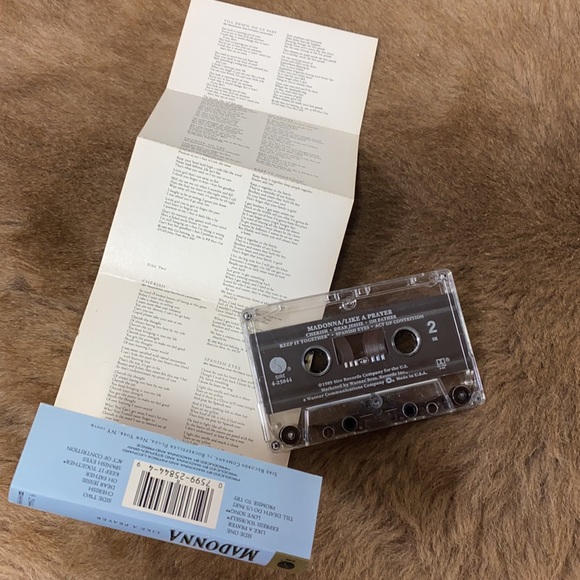 Madonna Like A Prayer Cassette - Picture 4 of 6